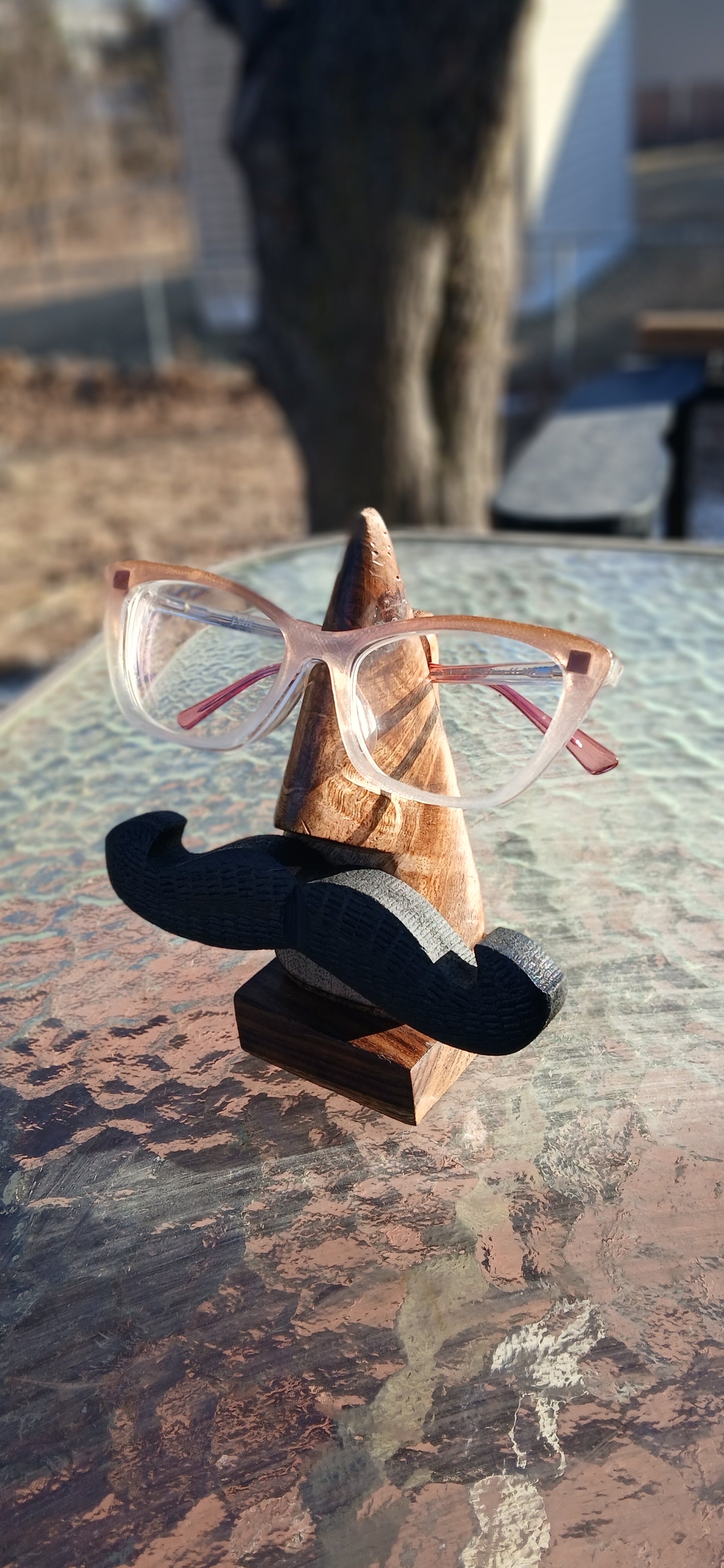 Transparent fade brown topper. Can be made in any style.