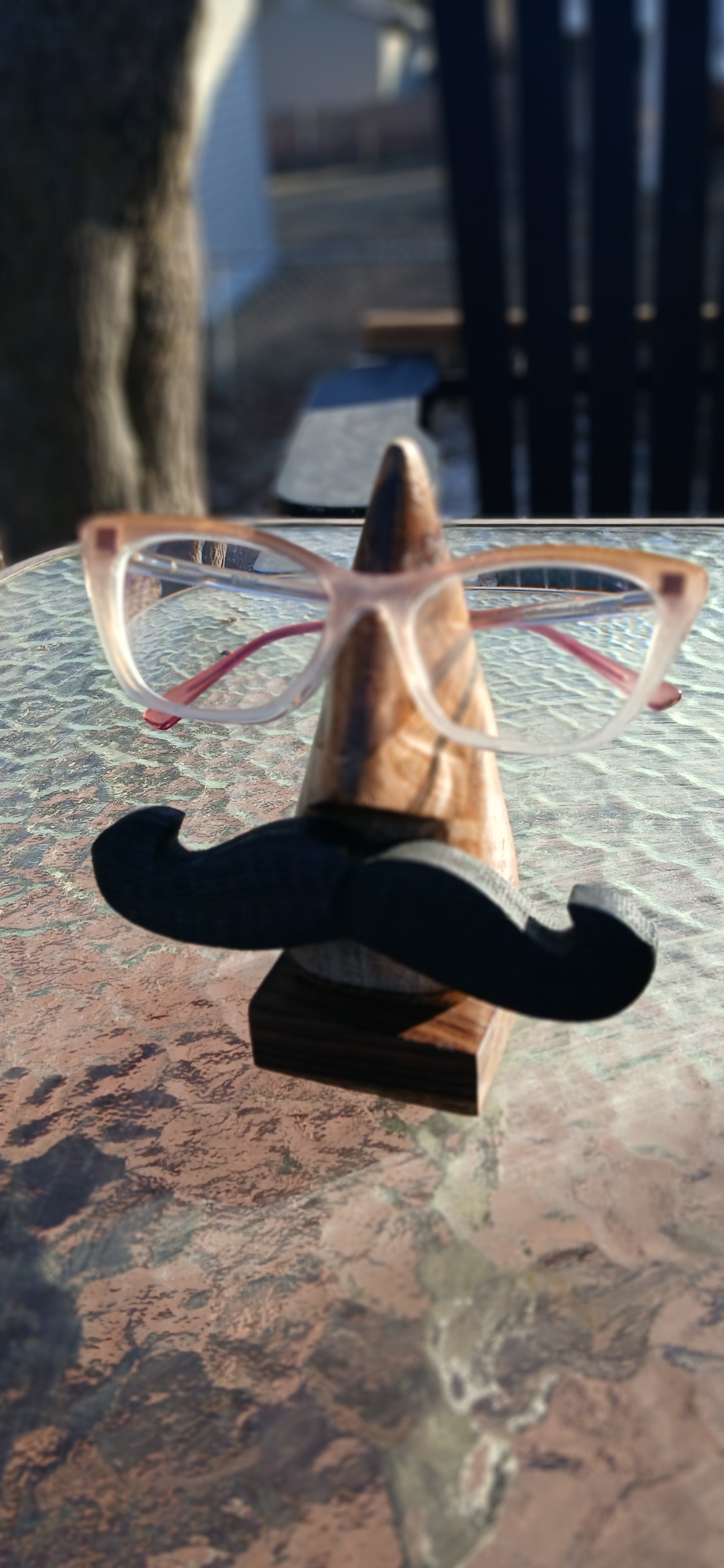 Transparent fade brown topper. Can be made in any style.