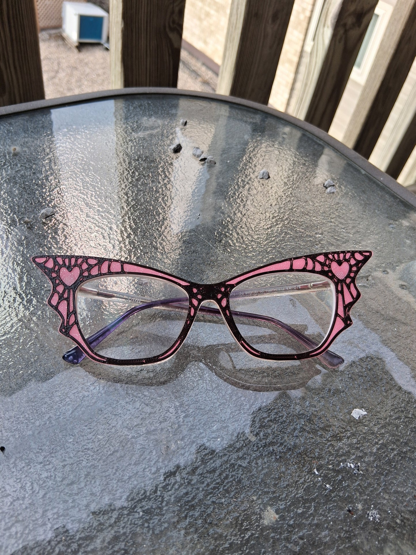 Spiderweb batwing pink