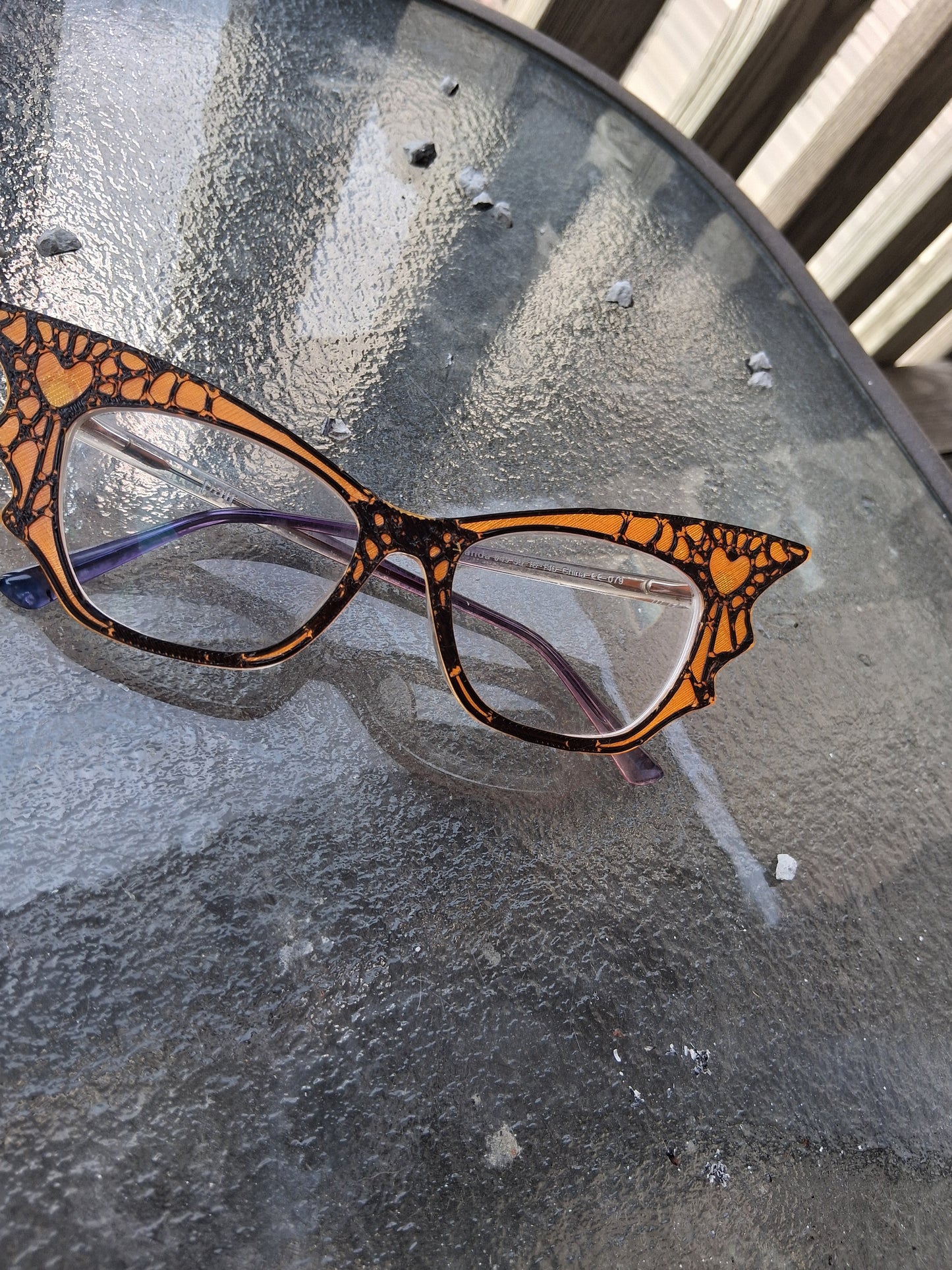 Spiderweb batwing orange