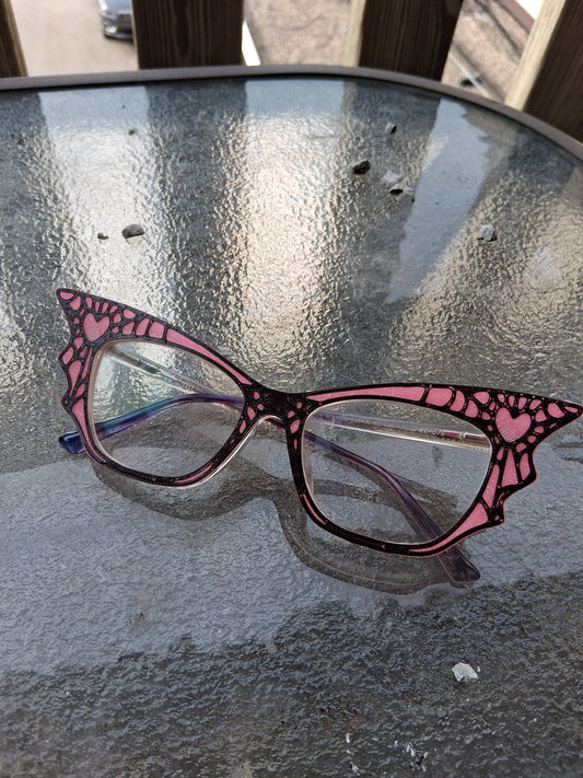 Spiderweb batwing pink