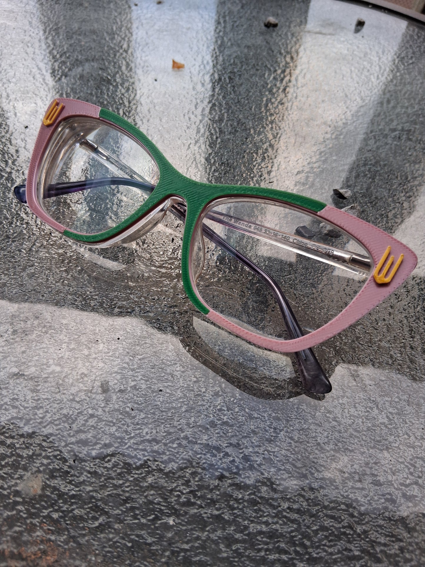 Wicked pink outside 'w' topper. Can be made in any style.